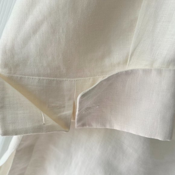 Jones Of New York Designer Women's Shirt-Style Double Pocket Linen Pullover! - Picture 8 of 12